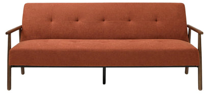 Berkeley Burnt Orange Fabric Sofabed