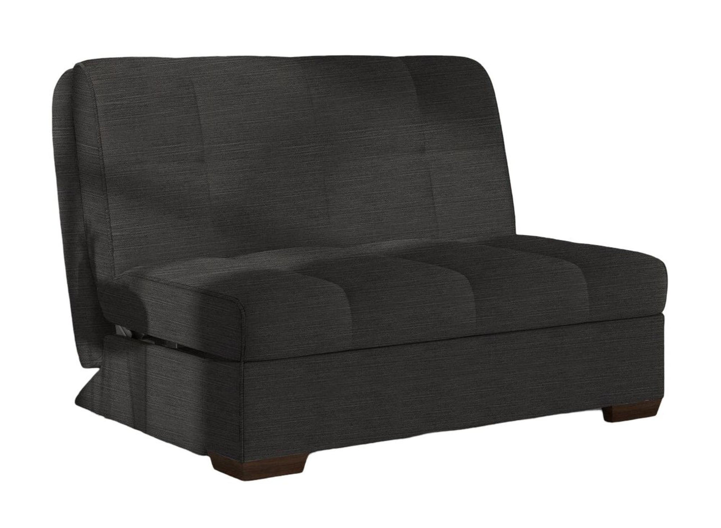 Harper Charcoal Dalton 2 seater Fabric Pull Out Sofa Bed