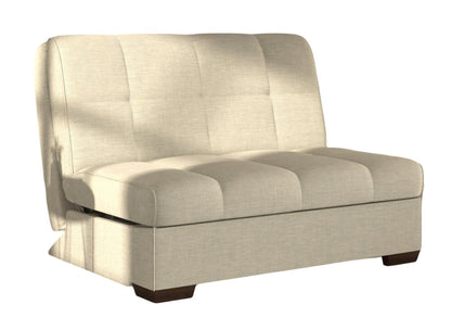 Harper Cream Piero Spring 2 Seater Fabric Pull Out Sofa Bed