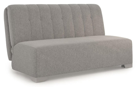 Jude Grey Carina Ash 2 Seater Fabric Pull Out Sofa Bed