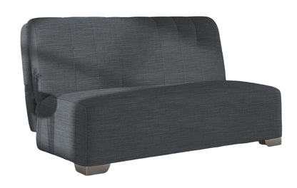 Jude Blue Dalton Stone 2 Seater Fabric Pull Out Sofa Bed