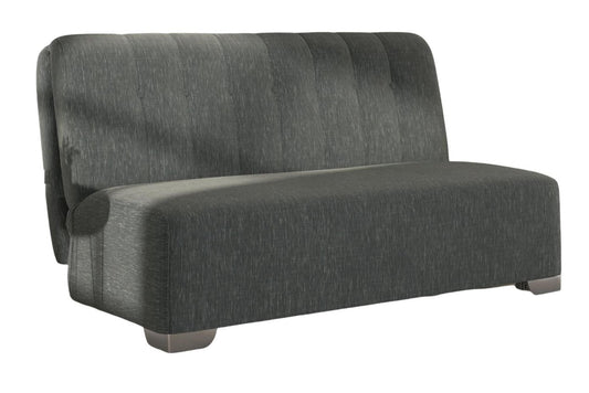 Jude Grey Piero Thunderstorm 2 Seater Fabric Pull Out Sofa Bed