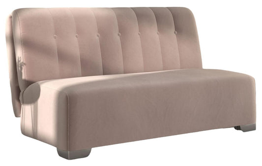 Jude Pink Sunningdale Heather 2 Seater Fabric Pull Out Sofa Bed