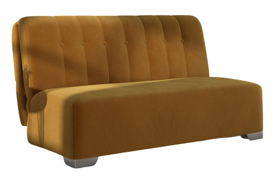 Jude Yellow Sunningdale Saffron 2 Seater Fabric Pull Out Sofabed