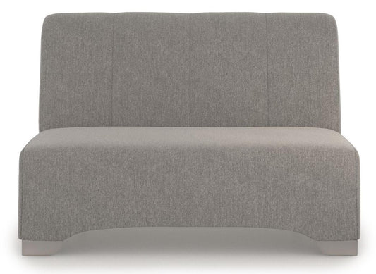 Orla Grey Carina Ash 2 Seater Fabric Pull Out Sofa Bed