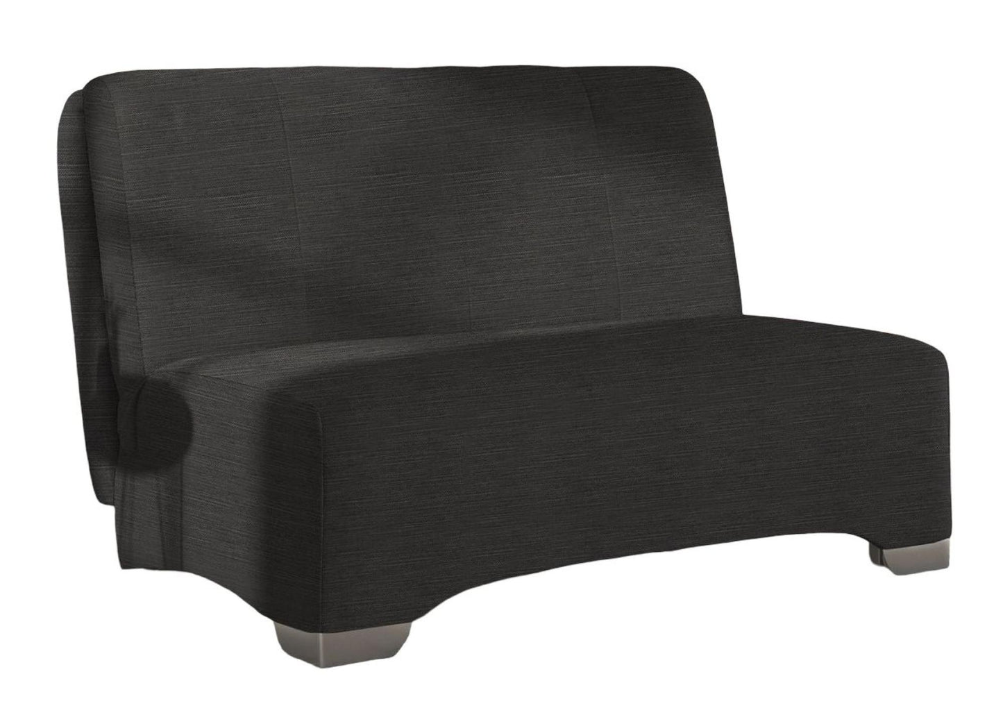 Orla Charcoal Dalton 2 Seater Fabric Pull Out Sofa Bed