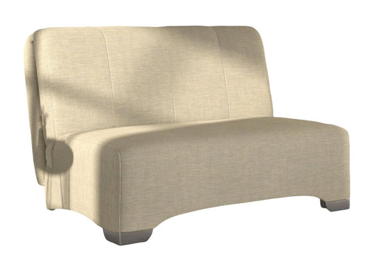 Orla Cream Piero Spring 2 Seater Fabric Pull Out Sofa Bed