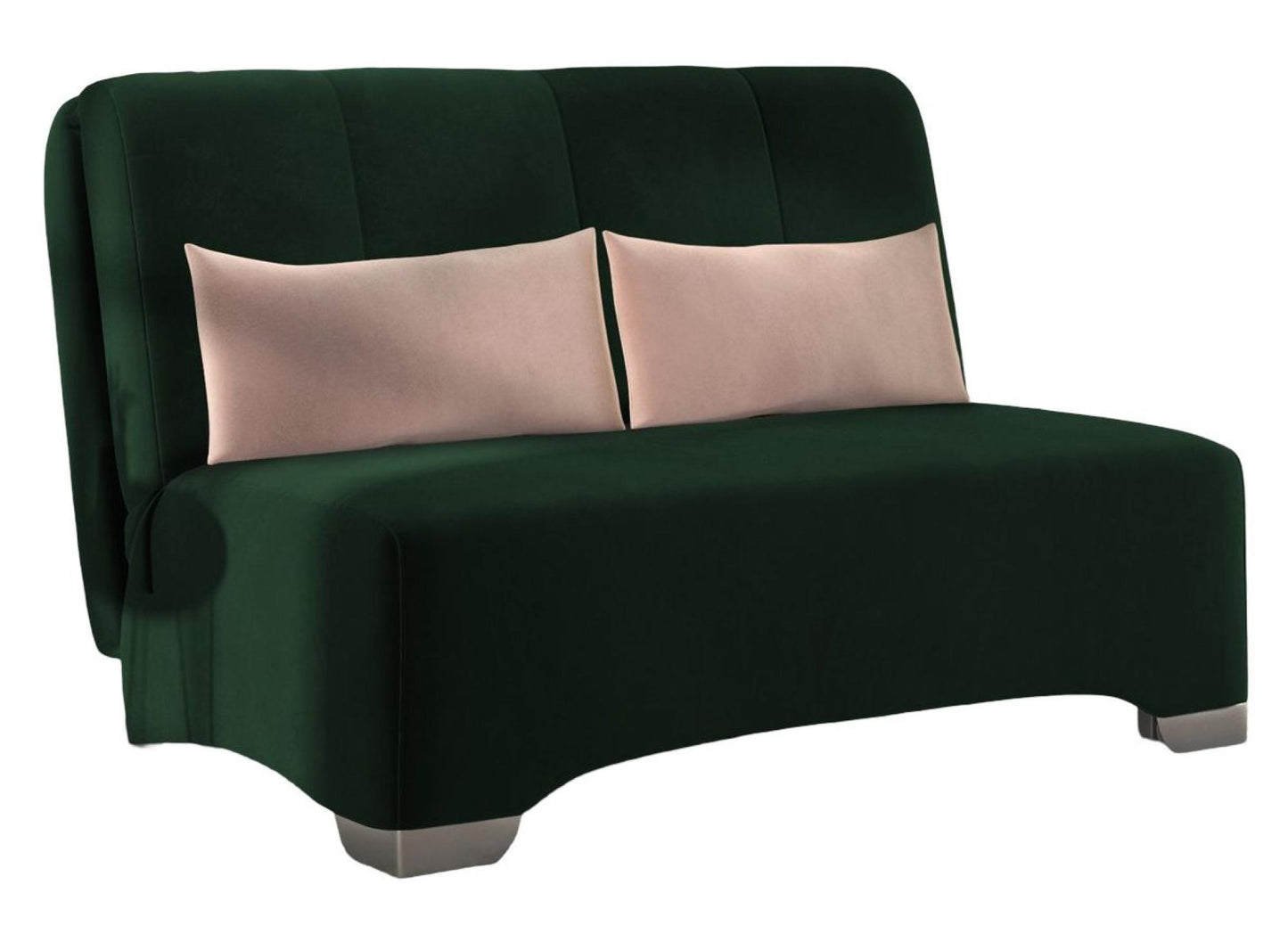 Orla Bottle Green Sunningdale 2 Seater Fabric Pull Out Sofa Bed