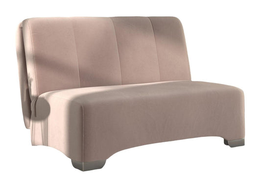 Orla Pink Sunningdale Heather 2 Seater Fabric Pull Out Sofa Bed