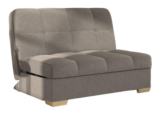 Portman Grey Carina Ash 2 Seater Fabric Pull Out Sofa Bed