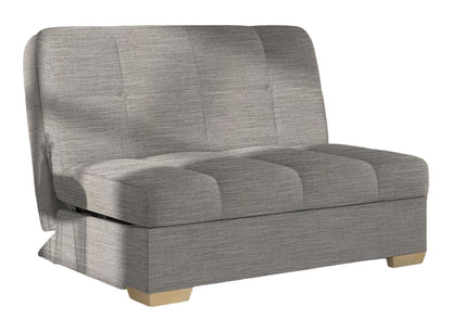 Portman Grey Dalton Steel 2 Seater Fabric Pull Out Sofa Bed