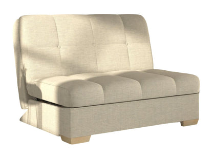 Portman Cream Piero Spring 2 Seater Fabric Pull Out Sofa Bed