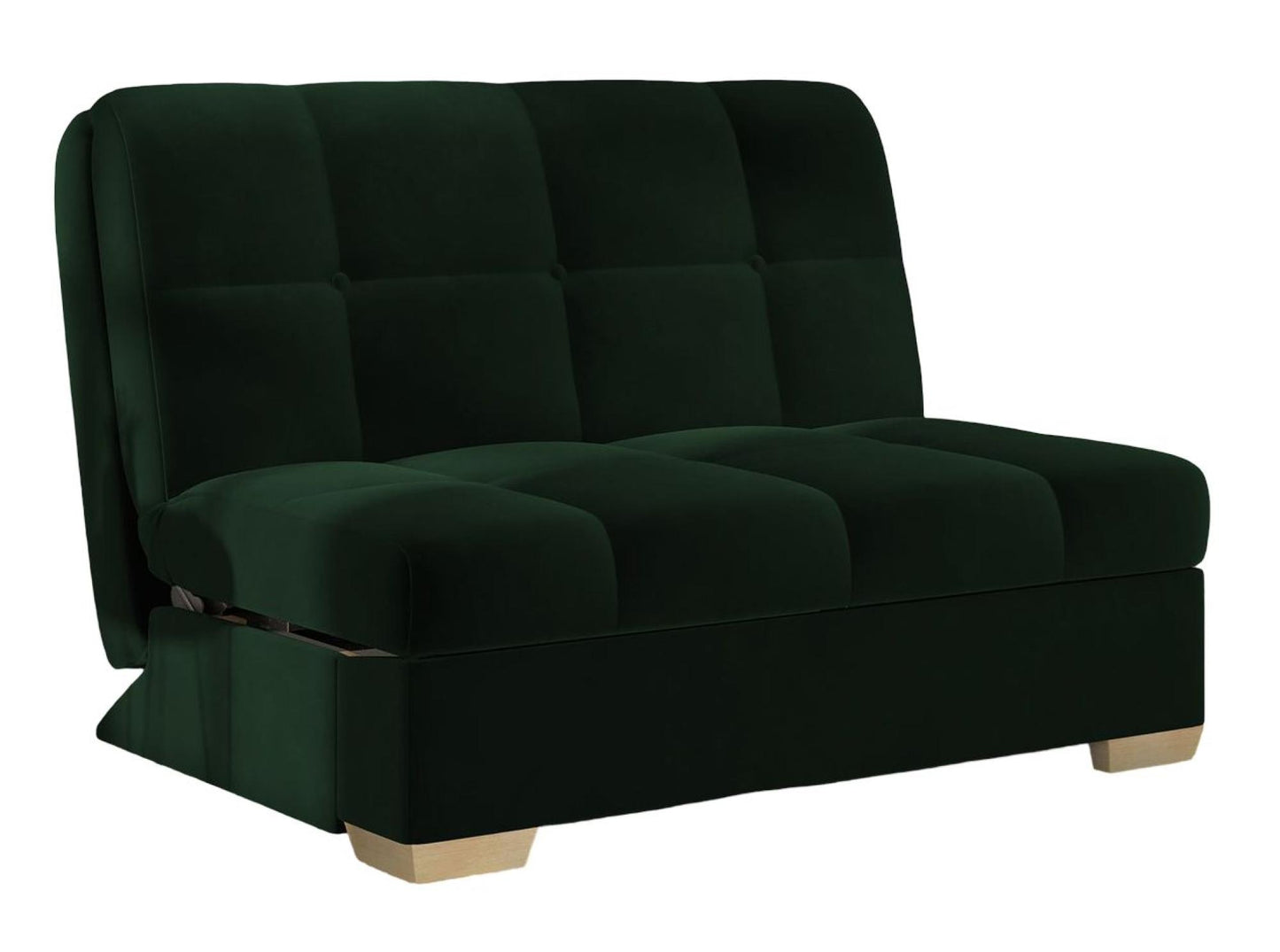 Portman Bottle Green Sunningdale 2 Seater Fabric Pull Out Sofa Bed