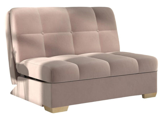 Portman Pink Sunningdale Heather 2 Seater Fabric Pull Out Sofa Bed