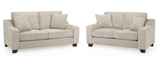 Nebraska Beige Fabric 3+2 Seater Sofa