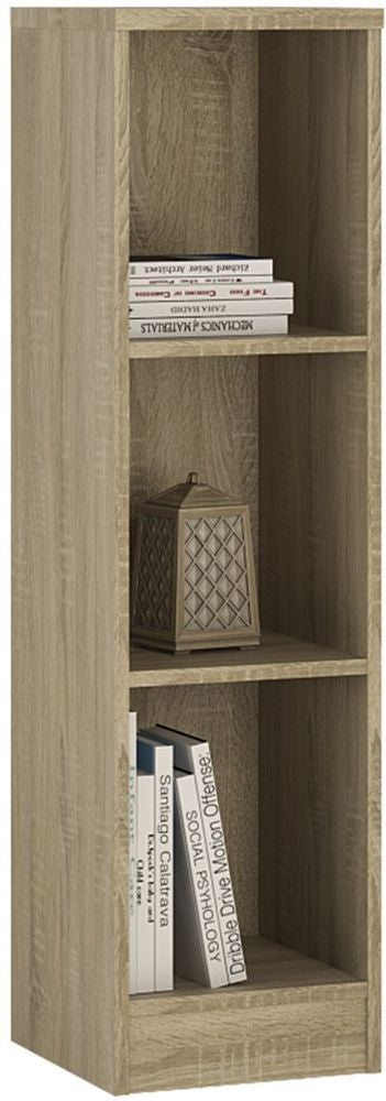 4 You Medium Narrow Bookcase in Sonama Oak