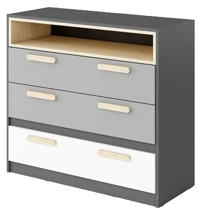 Pok Graphite 3 Drawer Chest