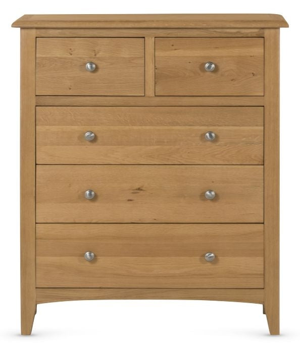 Kilkenny Oak 2+3 Drawer Chest