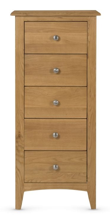 Kilkenny Oak 5 Drawer Tall Chest