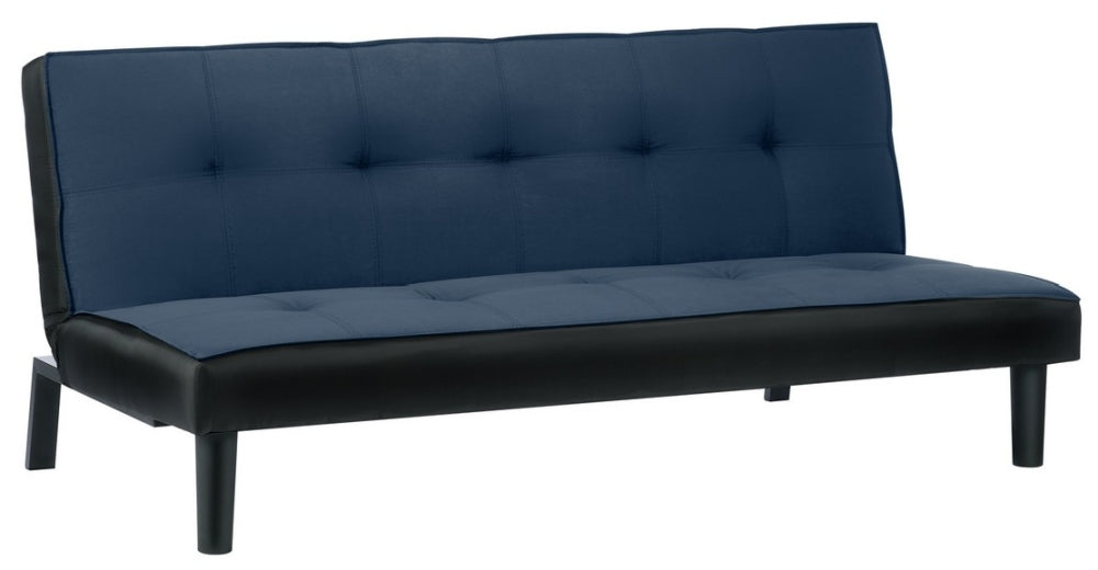 Aurora Midnight Blue Fabric 3 Seater Sofabed