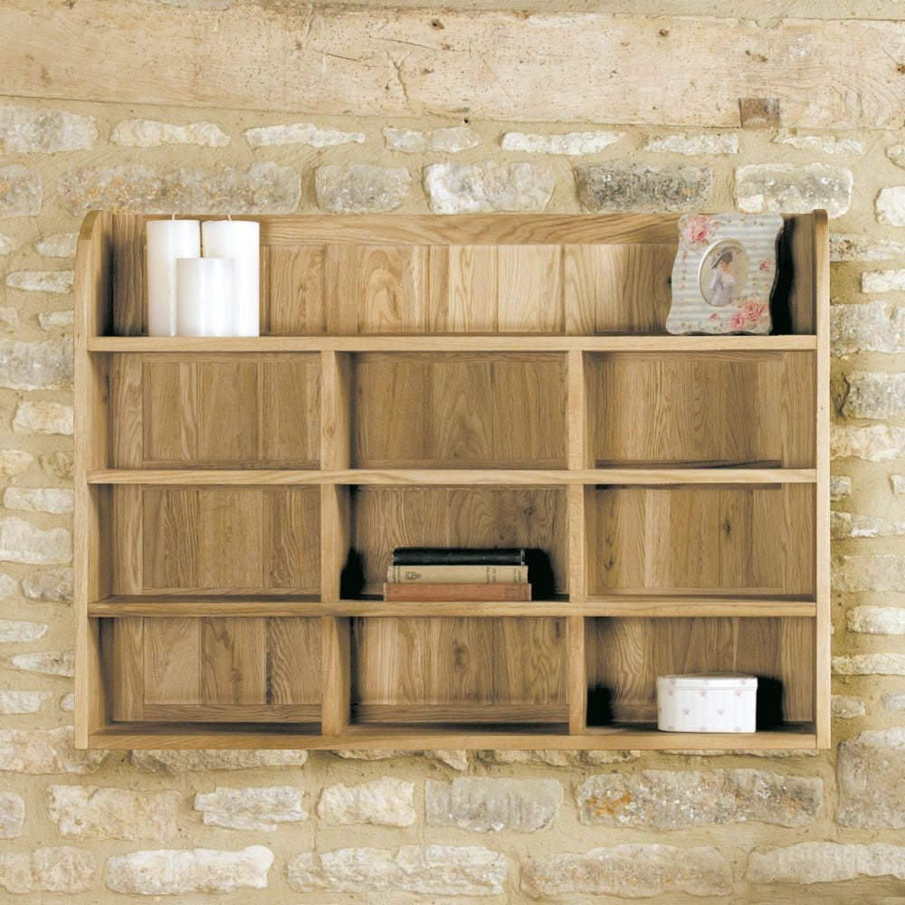 Mobel Oak Wall Rack