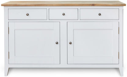 Signature Grey Painted 2 Door 3 Drawer Sideboard