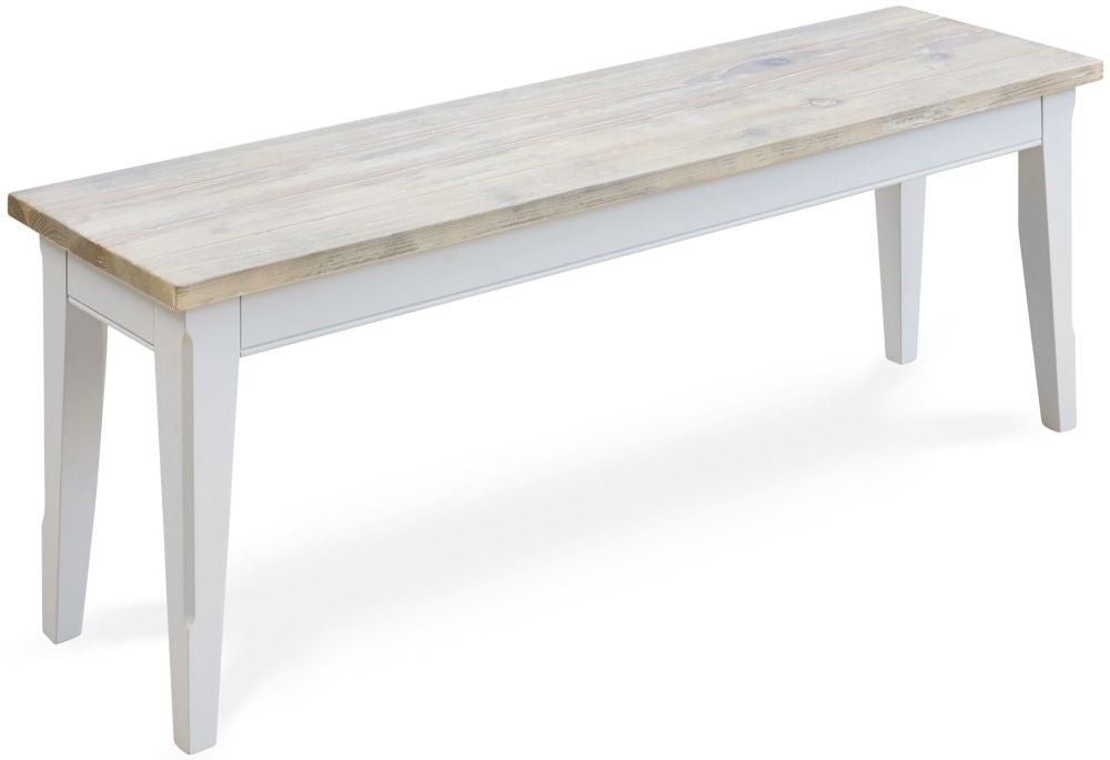 Signature Grey Painted Dining Bench