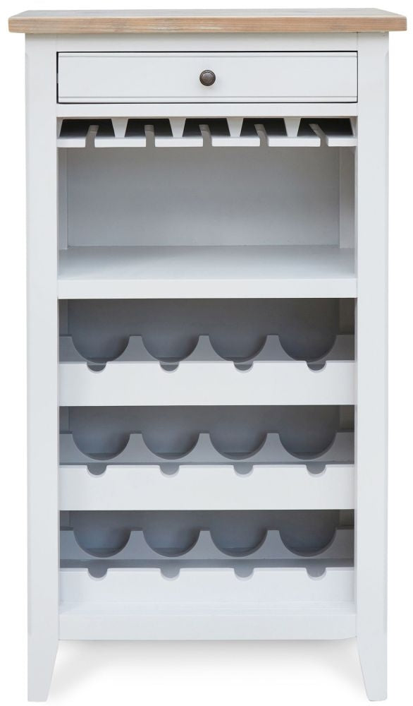 Signature Grey Painted Wine Rack