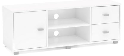 Covent 120cm White 1 Door TV Unit