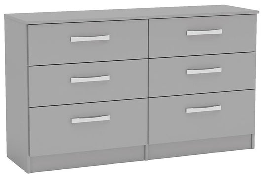 Lynx Grey 6 Drawer Chest