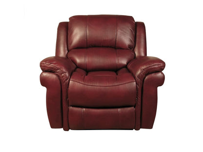 Farnham Burgundy Leather Recliner Armchair