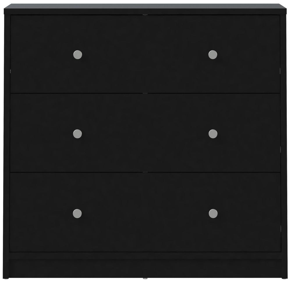 May Black Chest of 3 Drawer