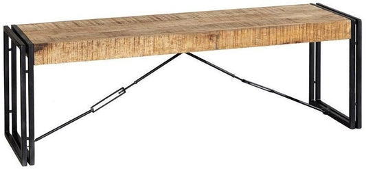 Cosmo Natural Industrial Dining Bench