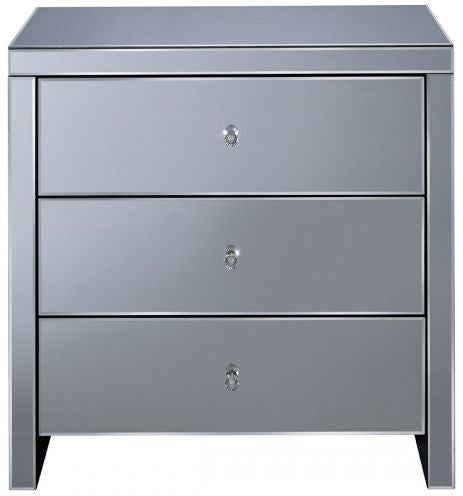 Seville Mirrored 3 Drawer Small Chest