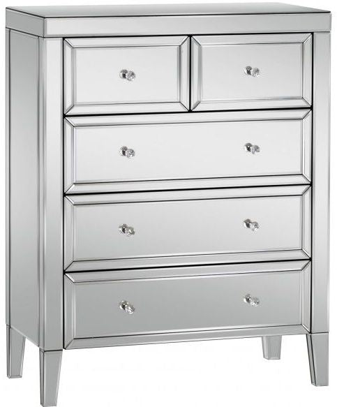 Valencia Mirrored 3+2 Drawer Chest