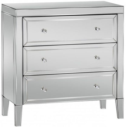 Valencia Mirrored 3 Drawer Small Chest