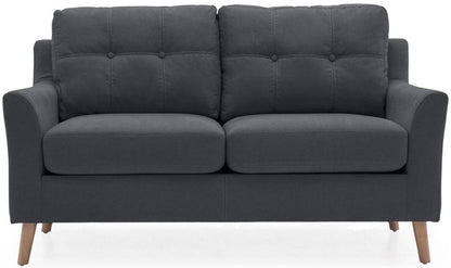 Vida Living Olten Charcoal Fabric 2 Seater Sofa