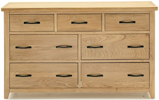 Vida Living Ramore Oak 7 Drawer Dresser Chest