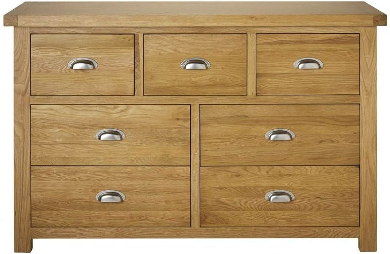 Woburn Rustic Oak 4+3 Drawer Chest