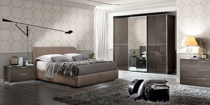 Camel Platinum Night Italian Mirror Sliding Wardrobe