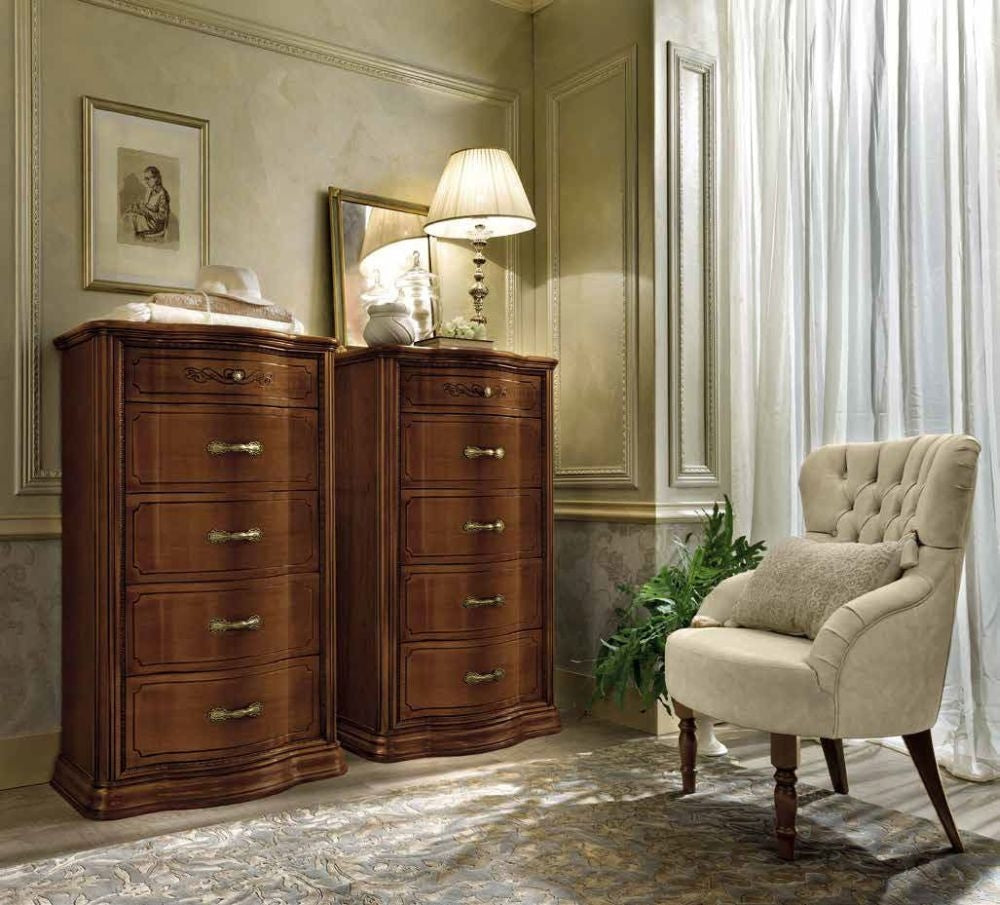 Camel Torriani Night Walnut Italian Capitonne Armchair