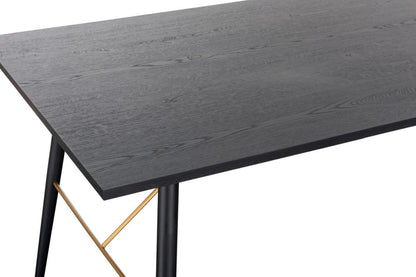 Vida Living Barcelona 120cm Black Dining Table - 4 Seater