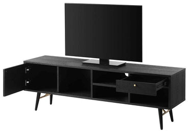 Vida Living Barcelona Black Large TV Unit