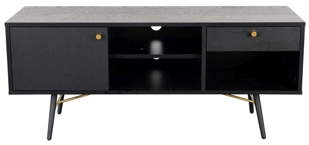 Vida Living Barcelona Black TV Unit