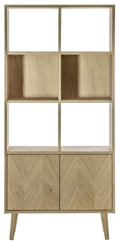 Milano Oak 2 Door Open Display