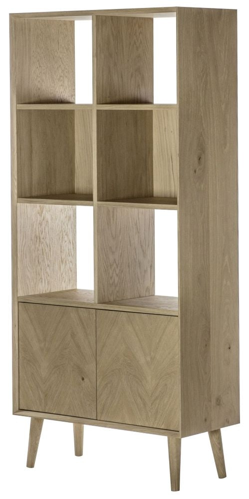 Milano Oak 2 Door Open Display