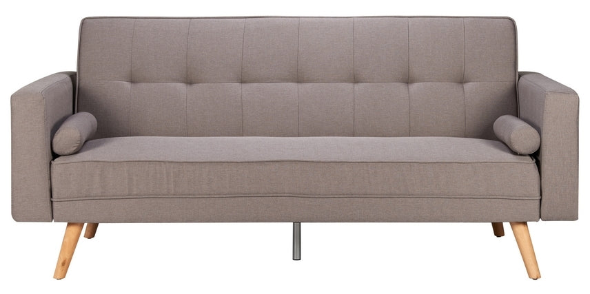 Ethan Grey Fabric 3 Seater Click Clack Sofabed