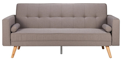 Ethan Grey Fabric 3 Seater Click Clack Sofabed