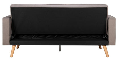 Ethan Grey Fabric 3 Seater Click Clack Sofabed