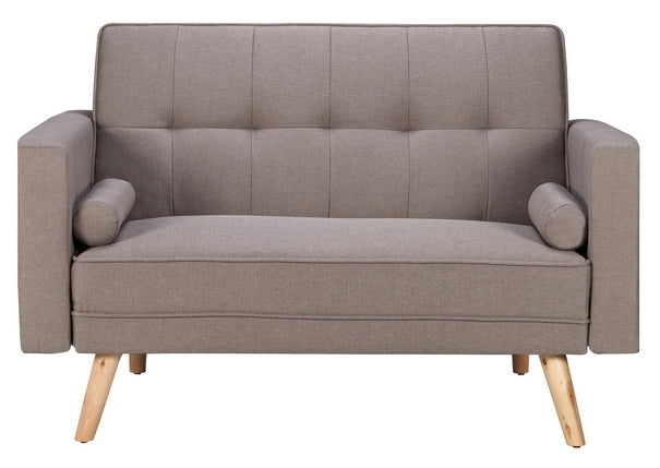 Ethan Grey Fabric 2 Seater Click Clack Sofabed